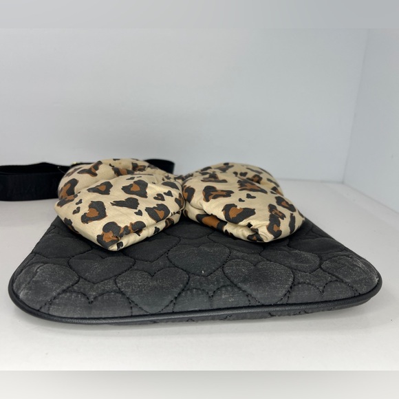 Luv Betsey by Betsey Johnson with Plush Cheetah Bow Crossbody Bag - Picture 7 of 12